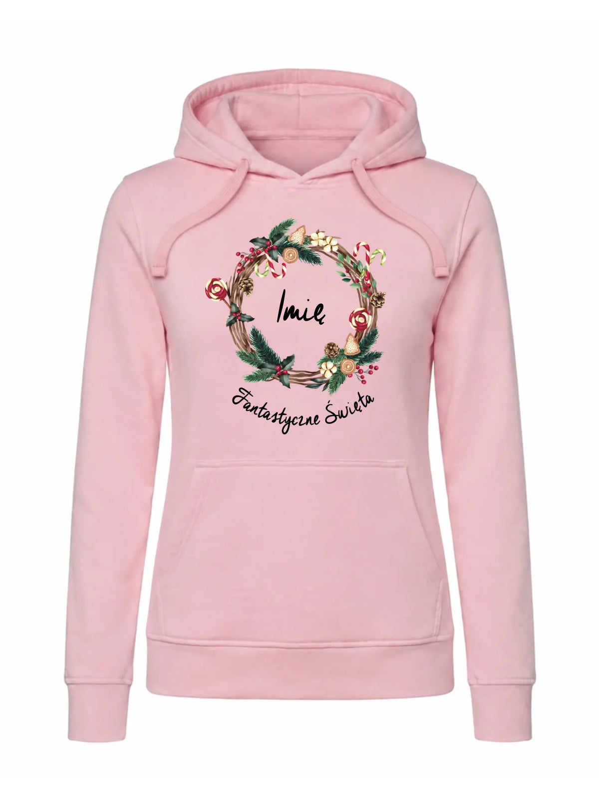 Bluza damska z kapturem świąteczna - Fantastyczne Święta - personalizowana BN14