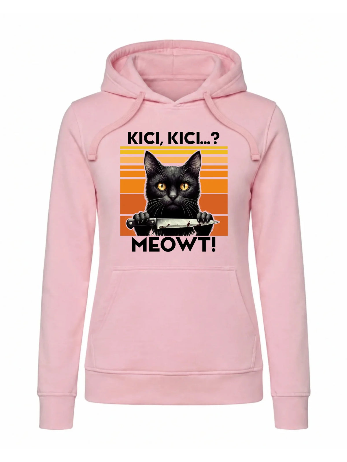 Bluza damska - Kot z nożem - Kici, kici... MEOWT! HL17