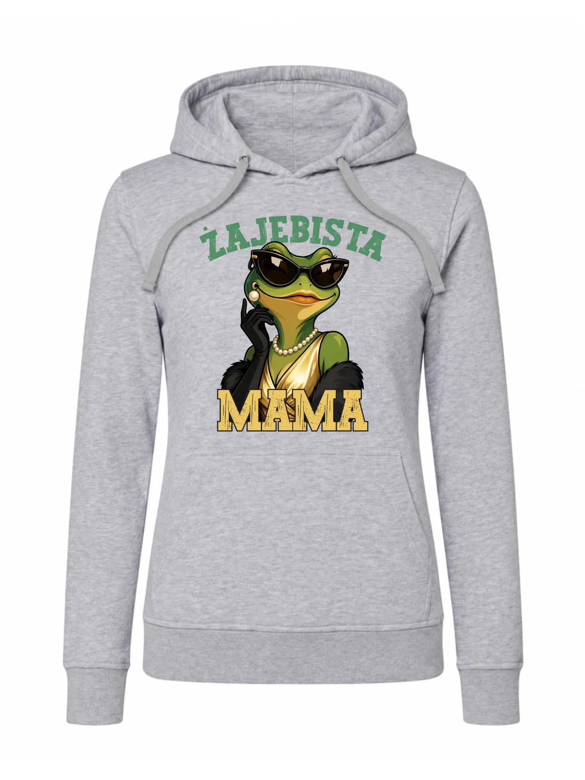 Bluza z kapturem dla mamy - Żajebista Mama Glamour DM48