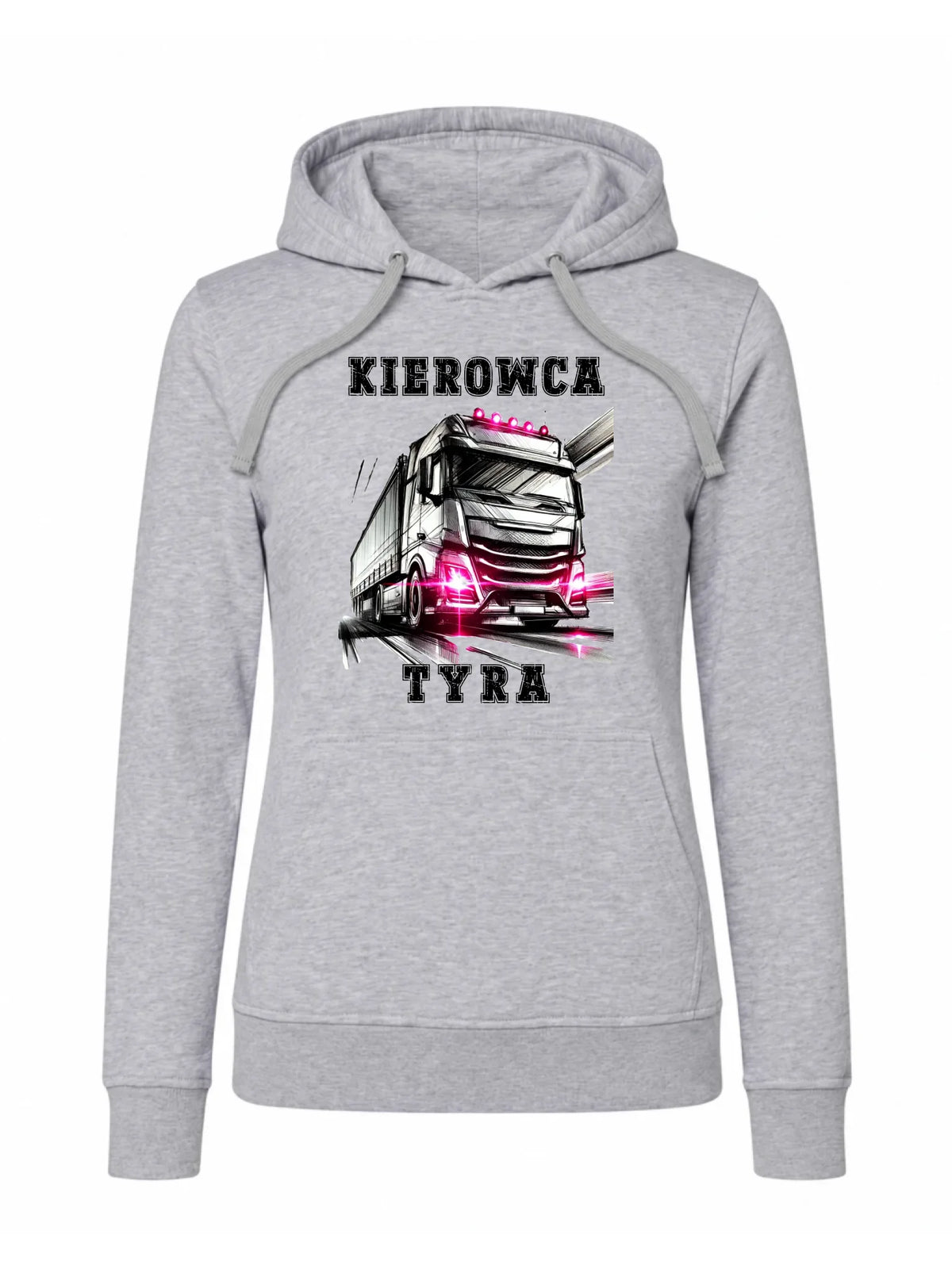 Bluza damska z kapturem dla kierowcy ciężarówki - Kierowca tyra ZKT15