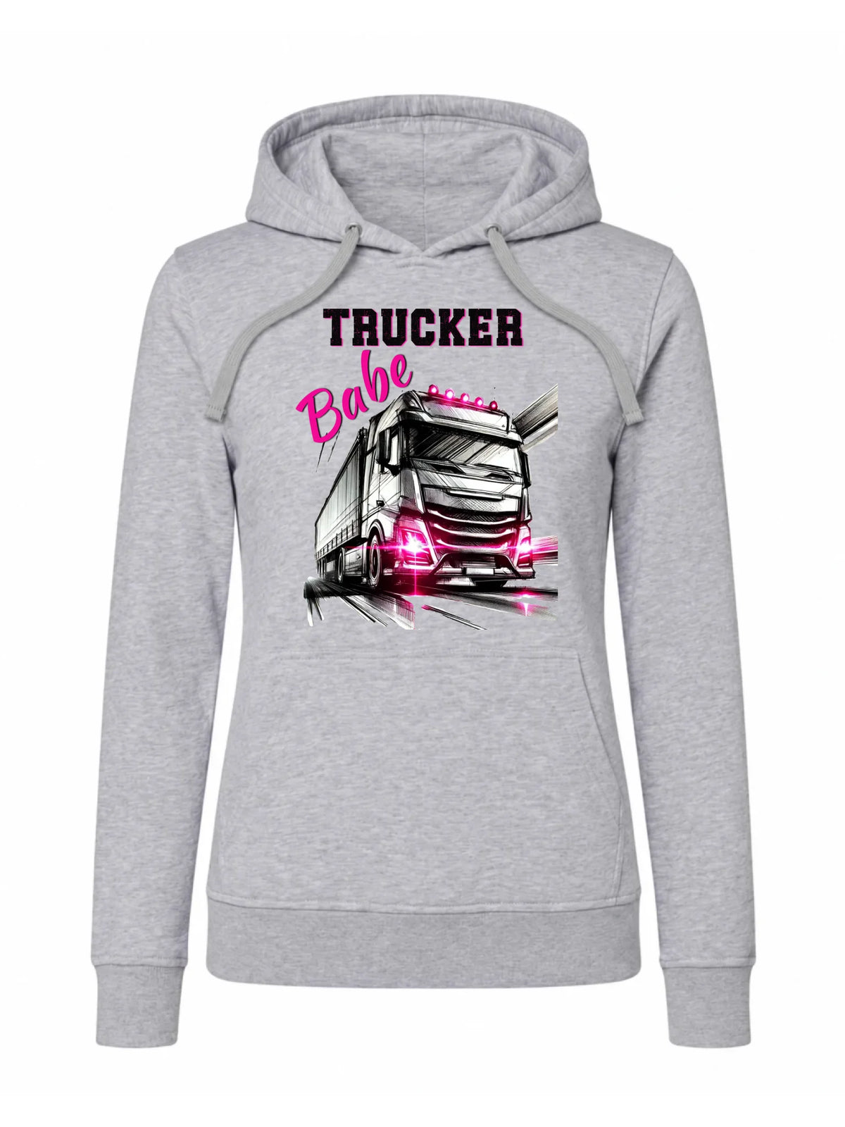Bluza damska z kapturem - kierowca ciężarówki - Trucker Babe ZKT13