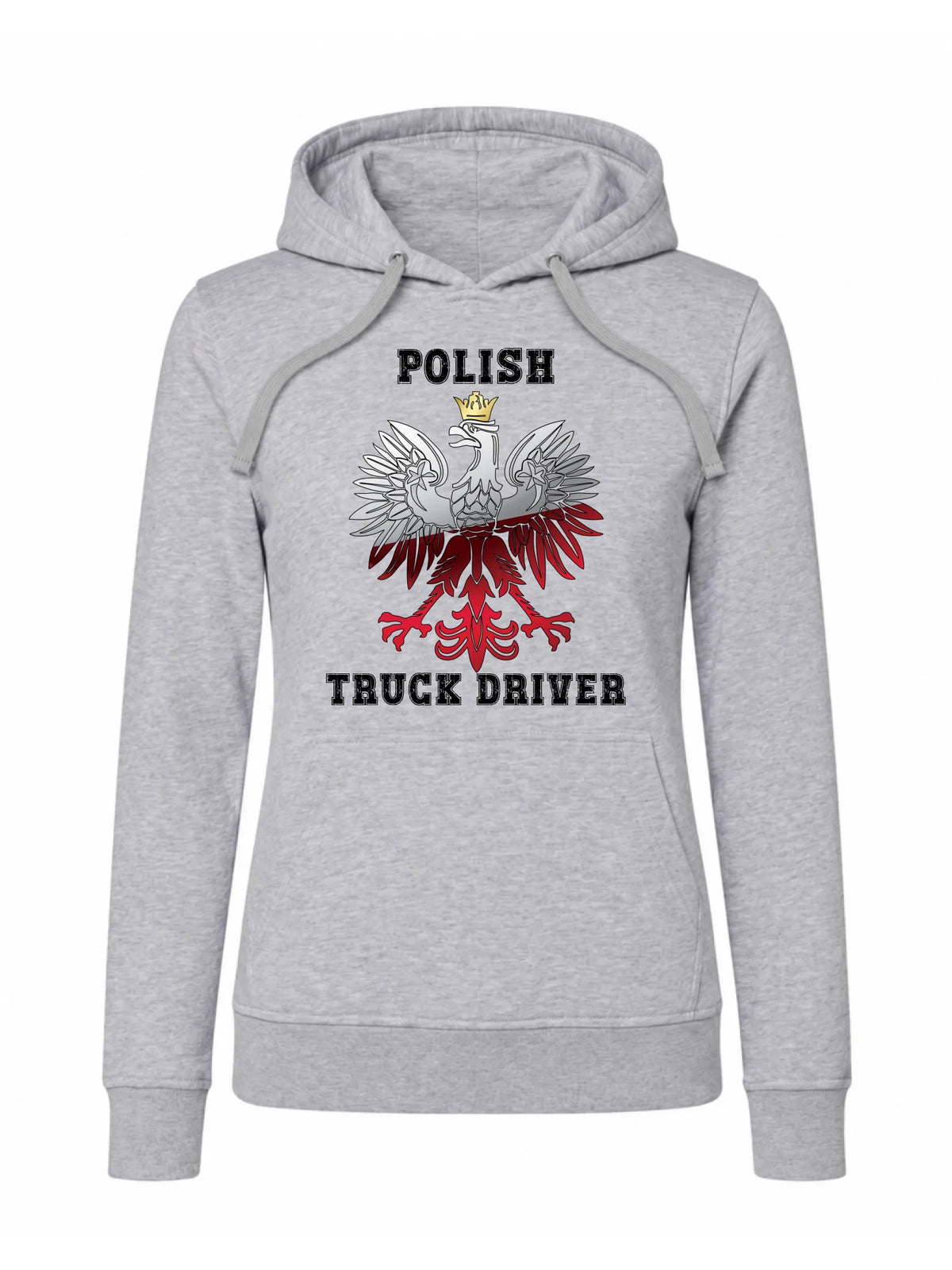 Bluza damska z kapturem dla kierowcy ciężarówki - Polish Truck Driver ZKT06