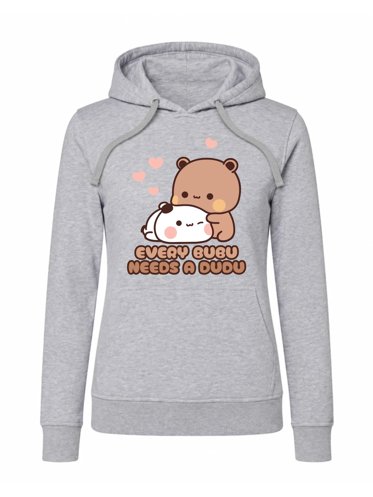 Bluza damska z kapturem dla par - Every Bubu needs a Dudu W33