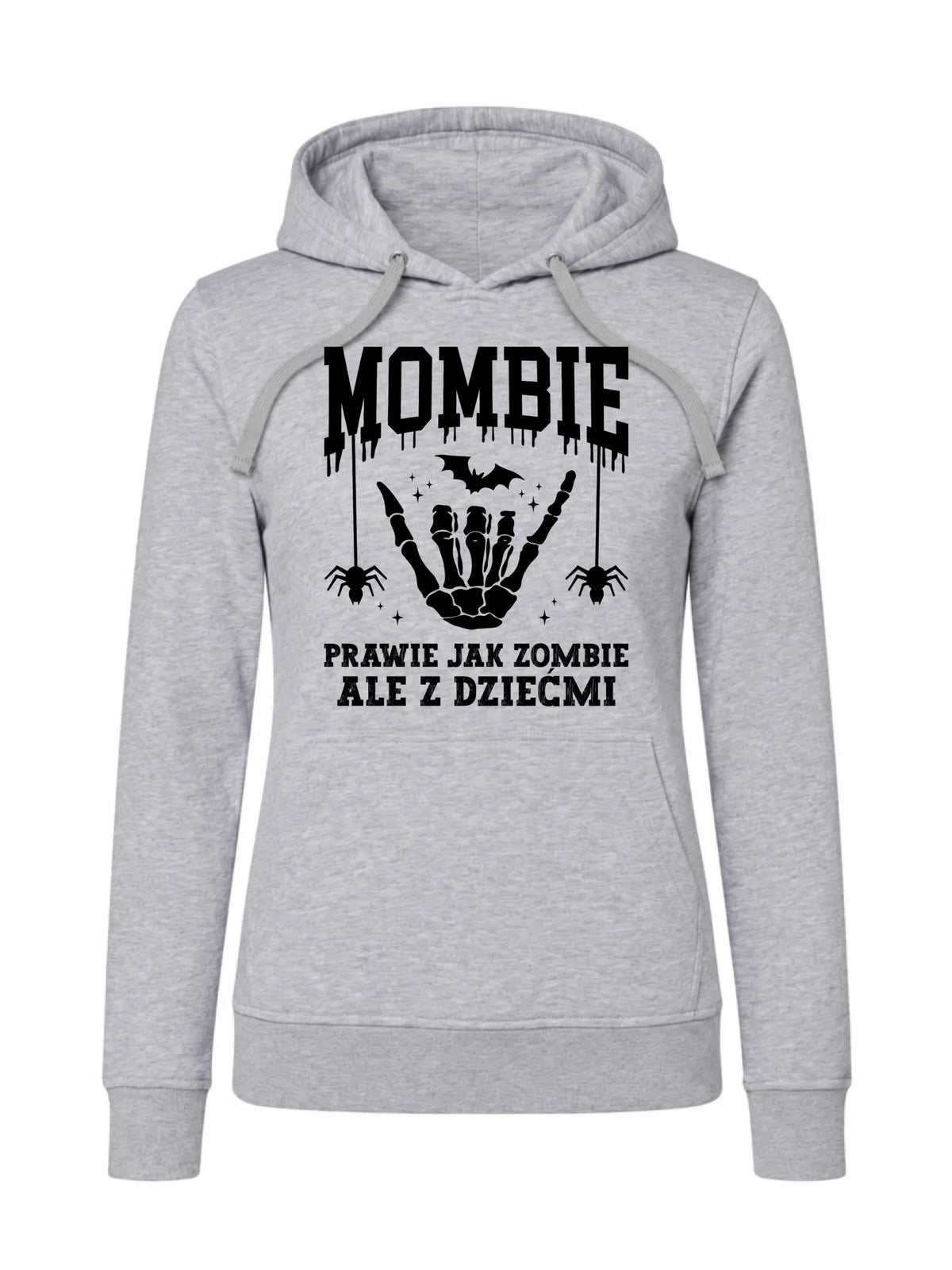 Bluza damska z kapturem dla mamy - Mombie - zombie z dziećmi HL18
