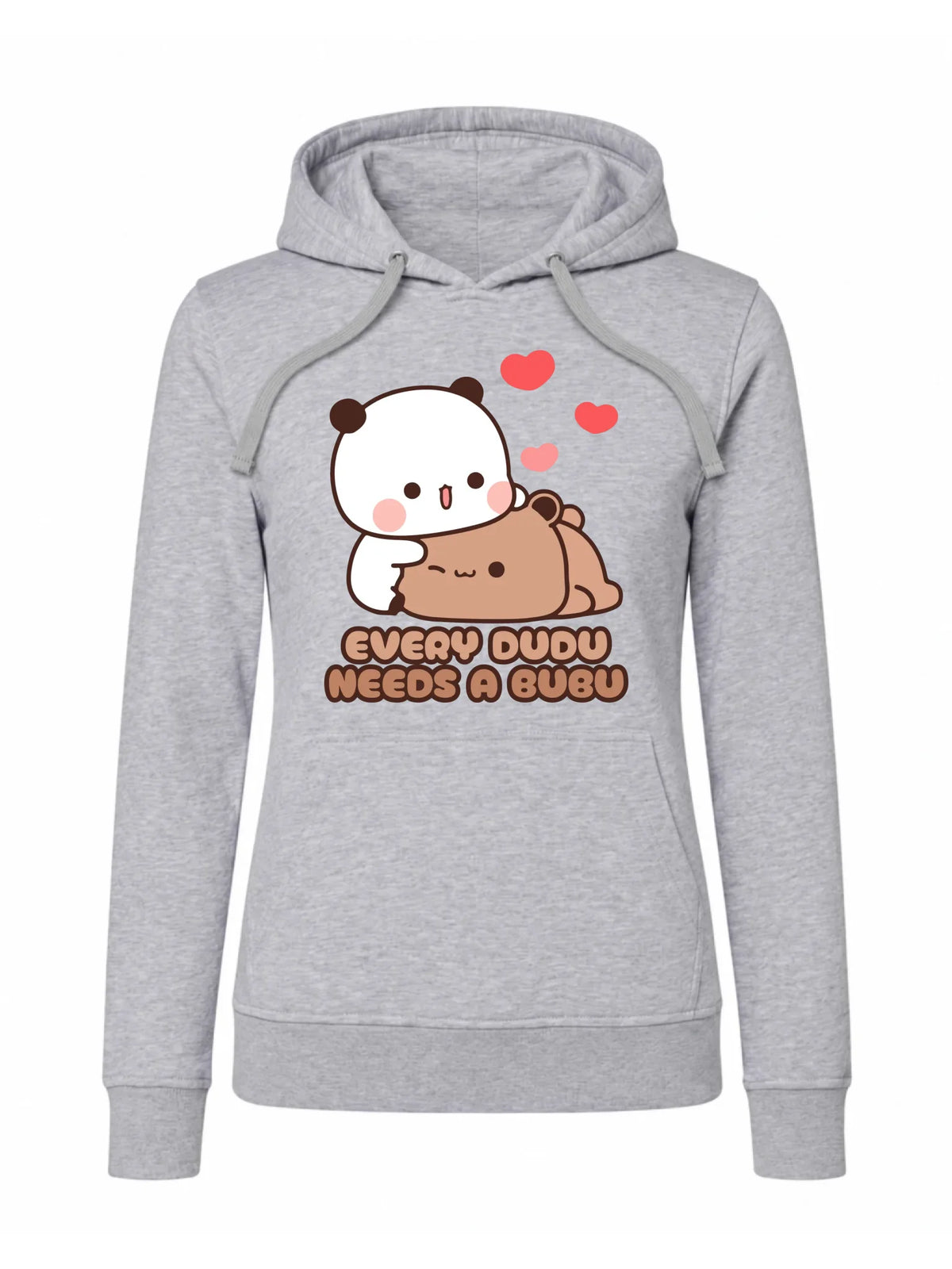 Bluza damska z kapturem dla par - Every Dudu needs a Bubu W32