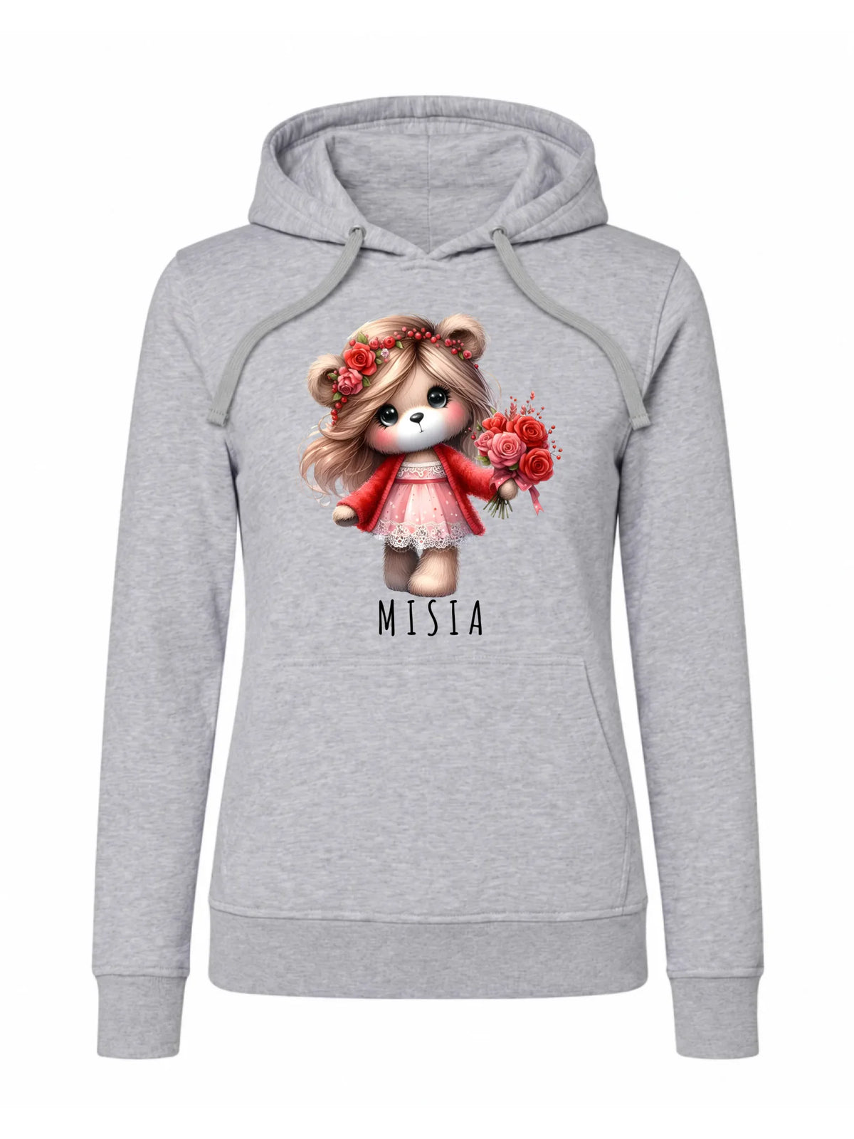 Bluza damska z kapturem - Misia W35