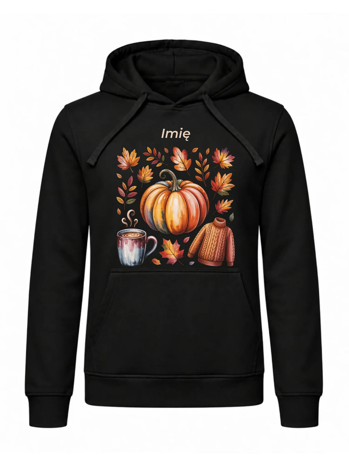 Bluza męska z kapturem jesienna - Złota jesień - personalizowana JS30