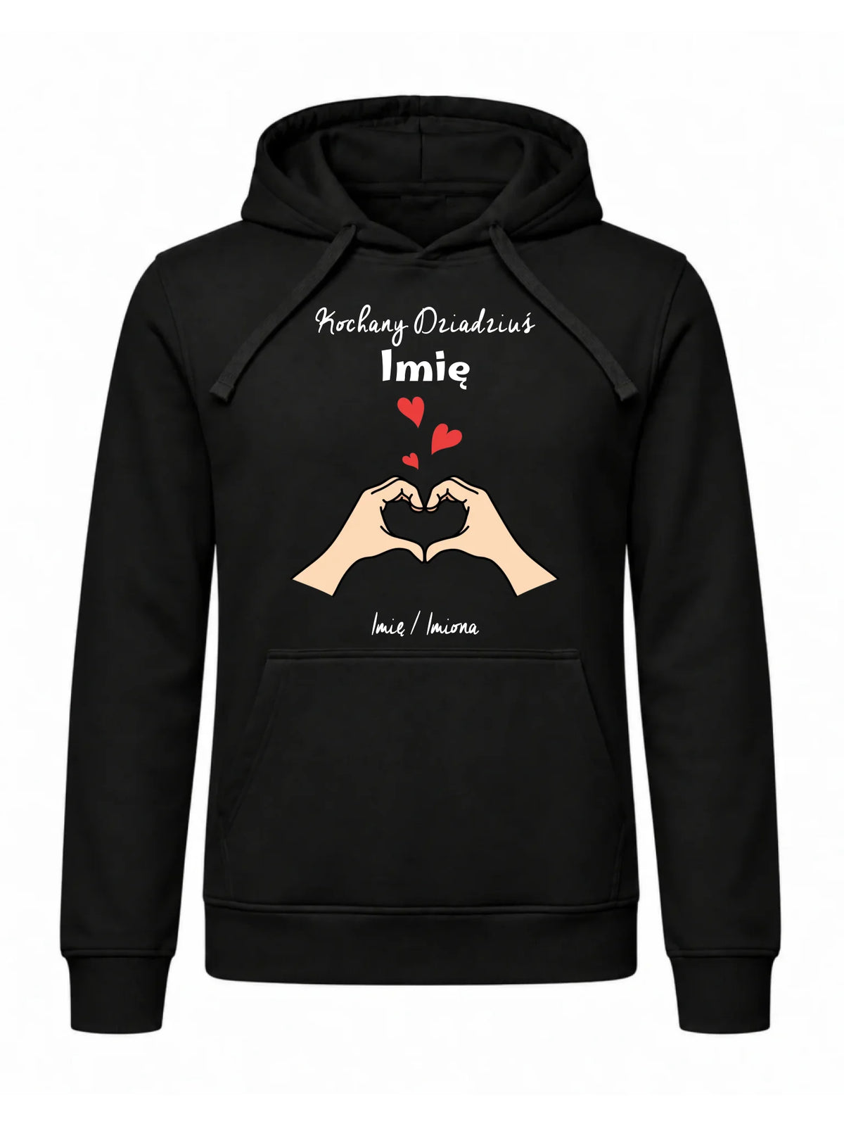 Bluza z kapturem dla dziadka - Kochany Dziadek podpis - personalizowana D13
