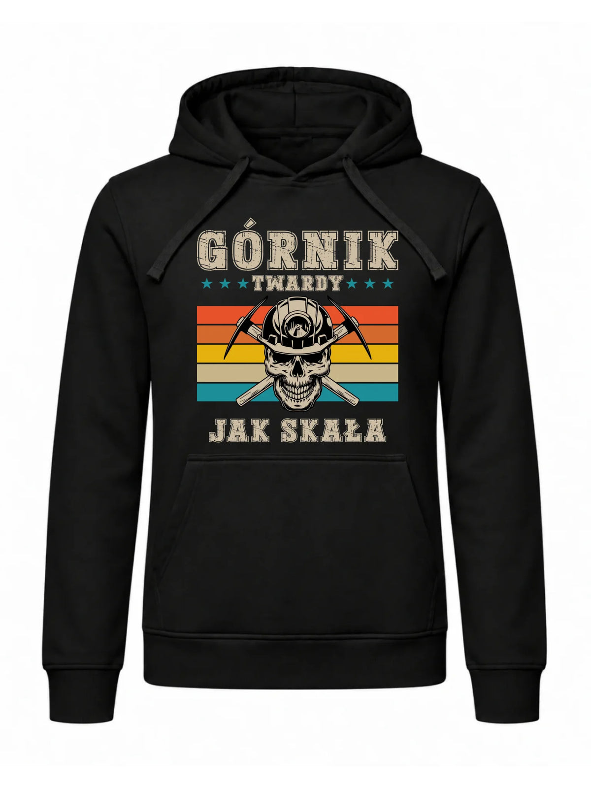 Bluza męska z kapturem dla górnika - Twardy jak skała