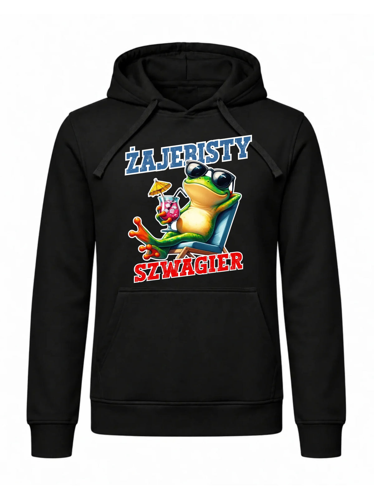Bluza męska z kapturem dla szwagra - Żajebisty Szwagier DSZ01