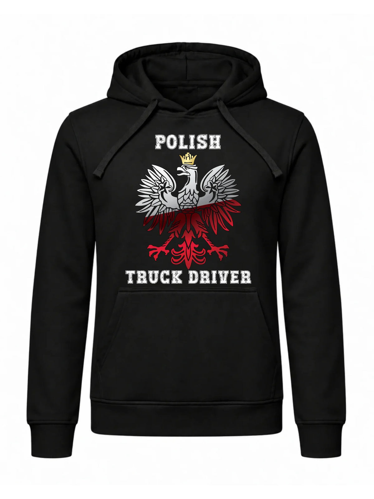 Bluza męska z kapturem dla kierowcy ciężarówki - Polish Truck Driver ZKT06
