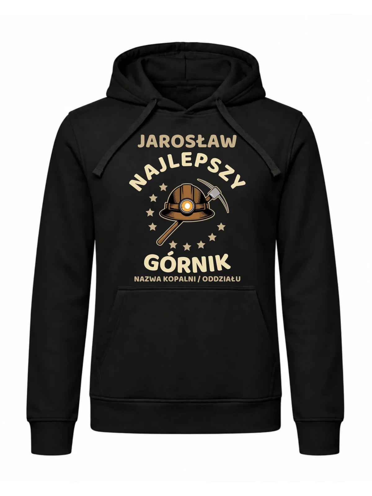Bluza męska z kapturem i imieniem dla górnika - Najlepszy Górnik