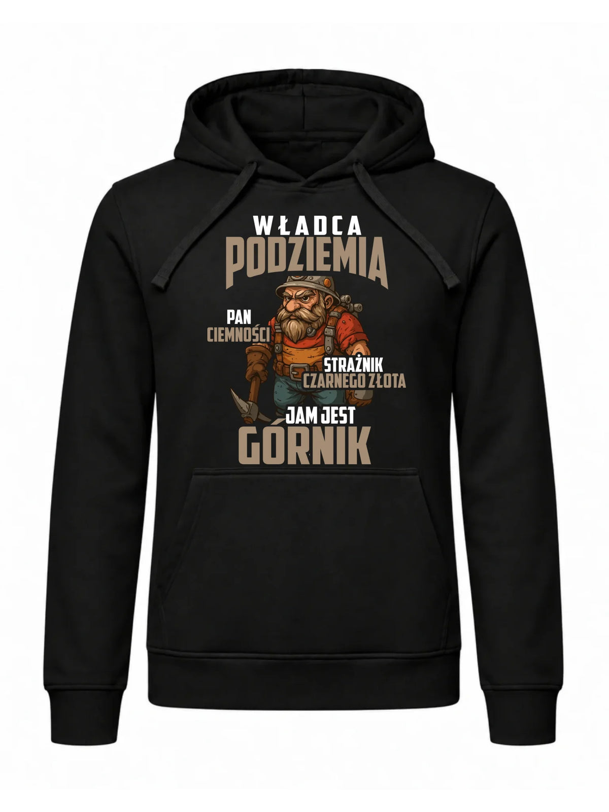 Bluza męska z kapturem dla górnika - Strażnik czarnego złota