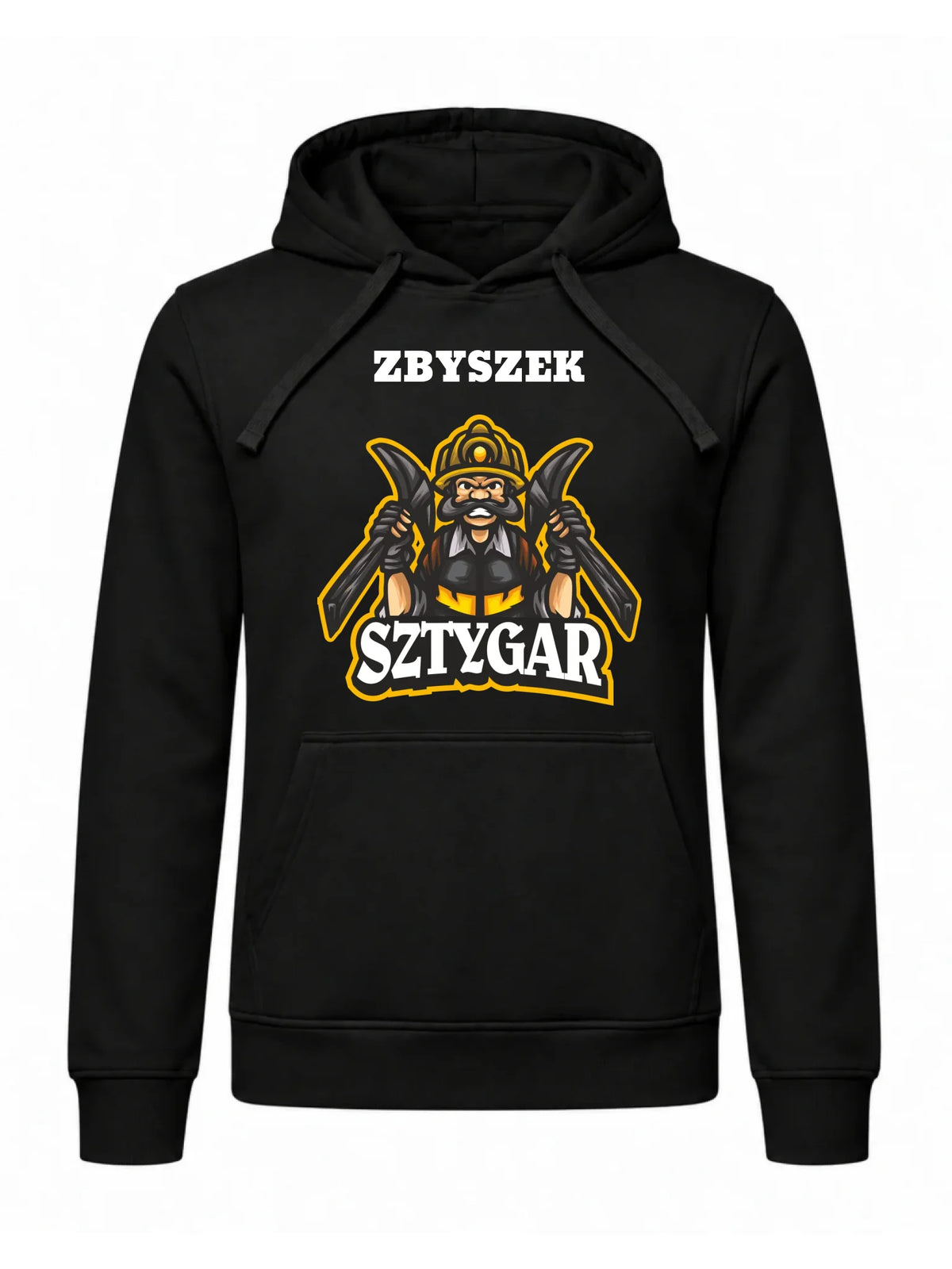 Bluza męska z kapturem i imieniem dla górnika - Sztygar