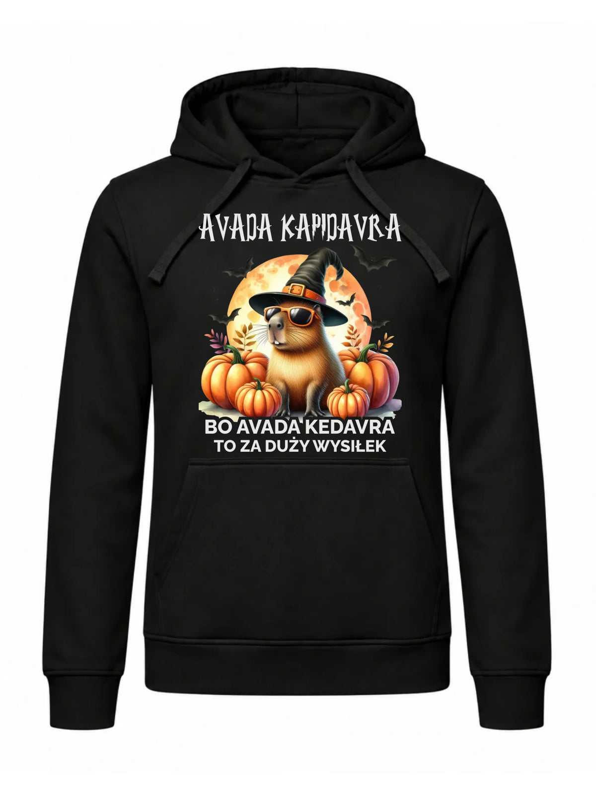 Bluza męska z kapturem halloweenowa - Kapibara - Avada Kapidavra HL21