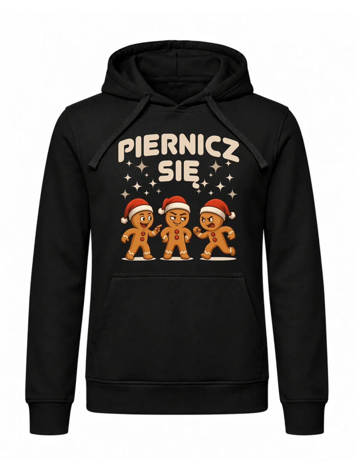 Bluza męska z kapturem świąteczna - Piernicz się BN149