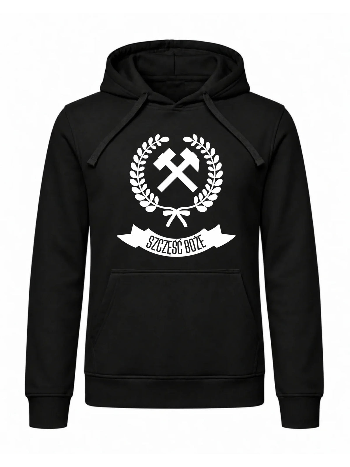 Bluza męska z kapturem dla górnika - Szczęść Boże