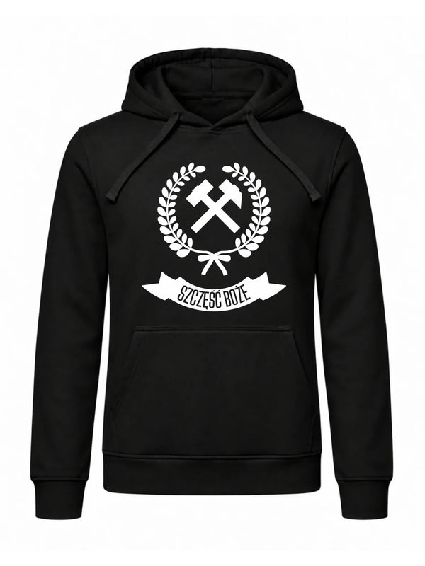 Bluza męska z kapturem dla górnika - Szczęść Boże