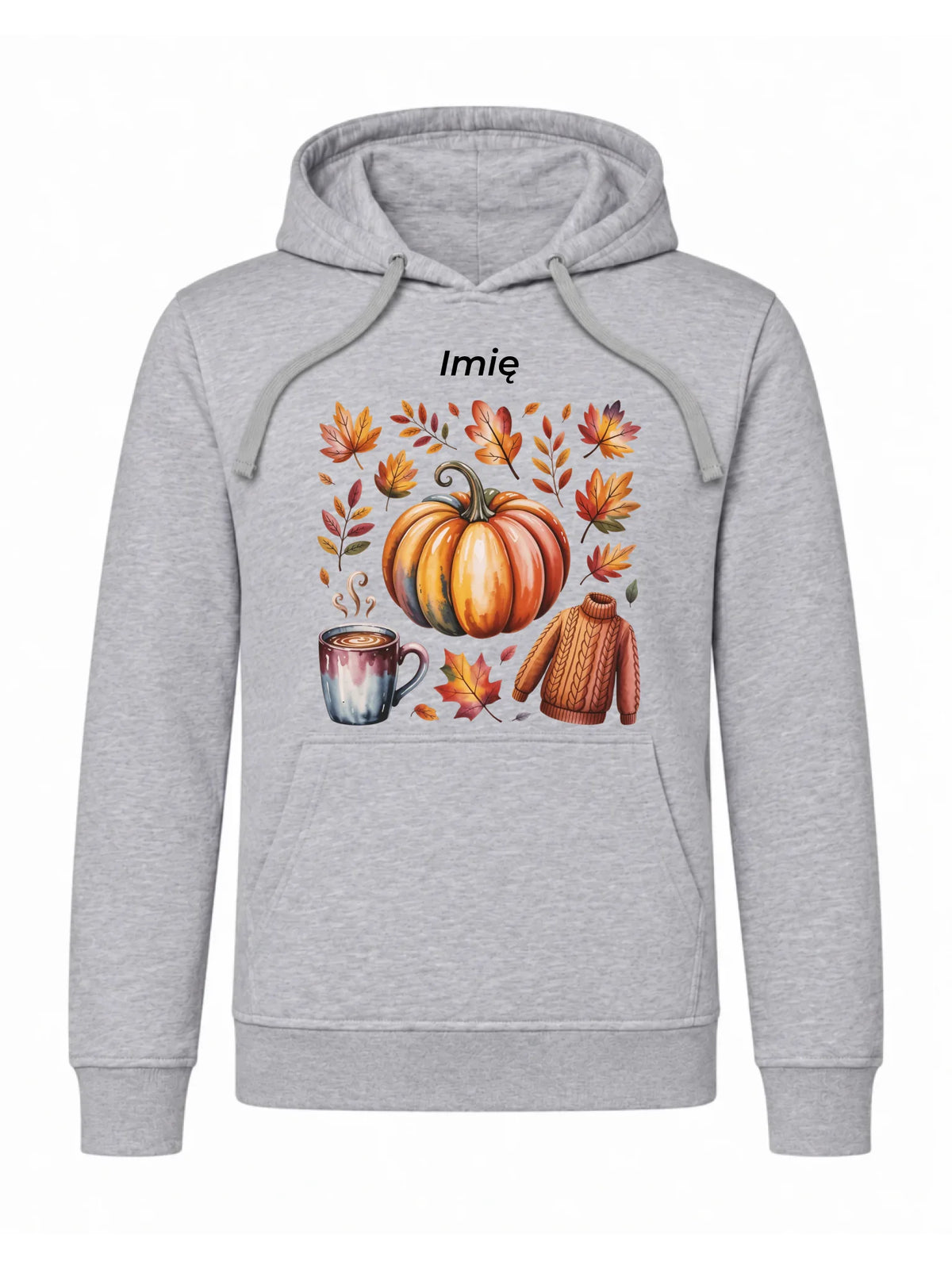 Bluza męska z kapturem jesienna - Złota jesień - personalizowana JS30