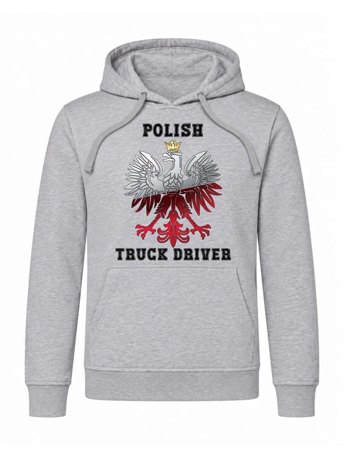 Bluza męska z kapturem dla kierowcy ciężarówki - Polish Truck Driver ZKT06