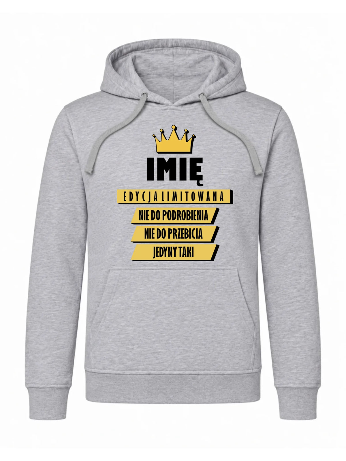 Bluza męska z kapturem - Edycja Limitowana prezent dla niego - personalizowana DCH03