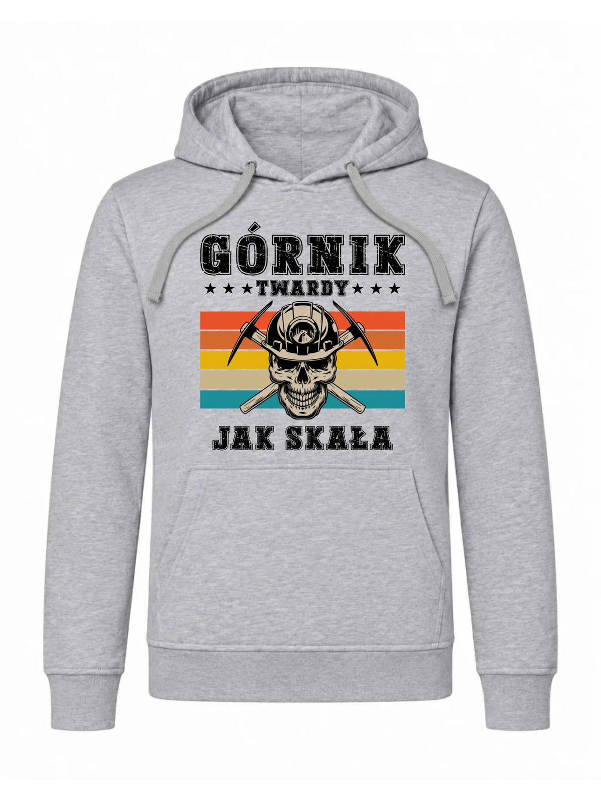 Bluza męska z kapturem dla górnika - Twardy jak skała