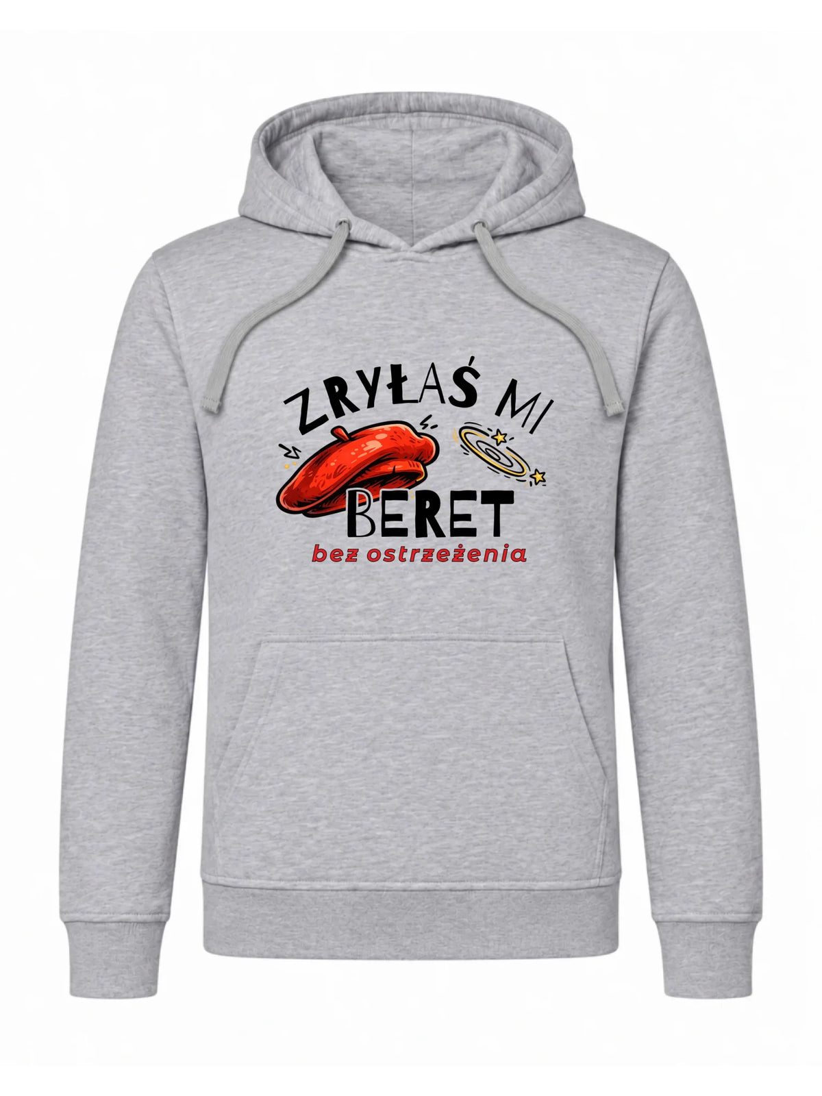 Bluza męska z kapturem dla faceta - Zryłaś mi beret DCH35
