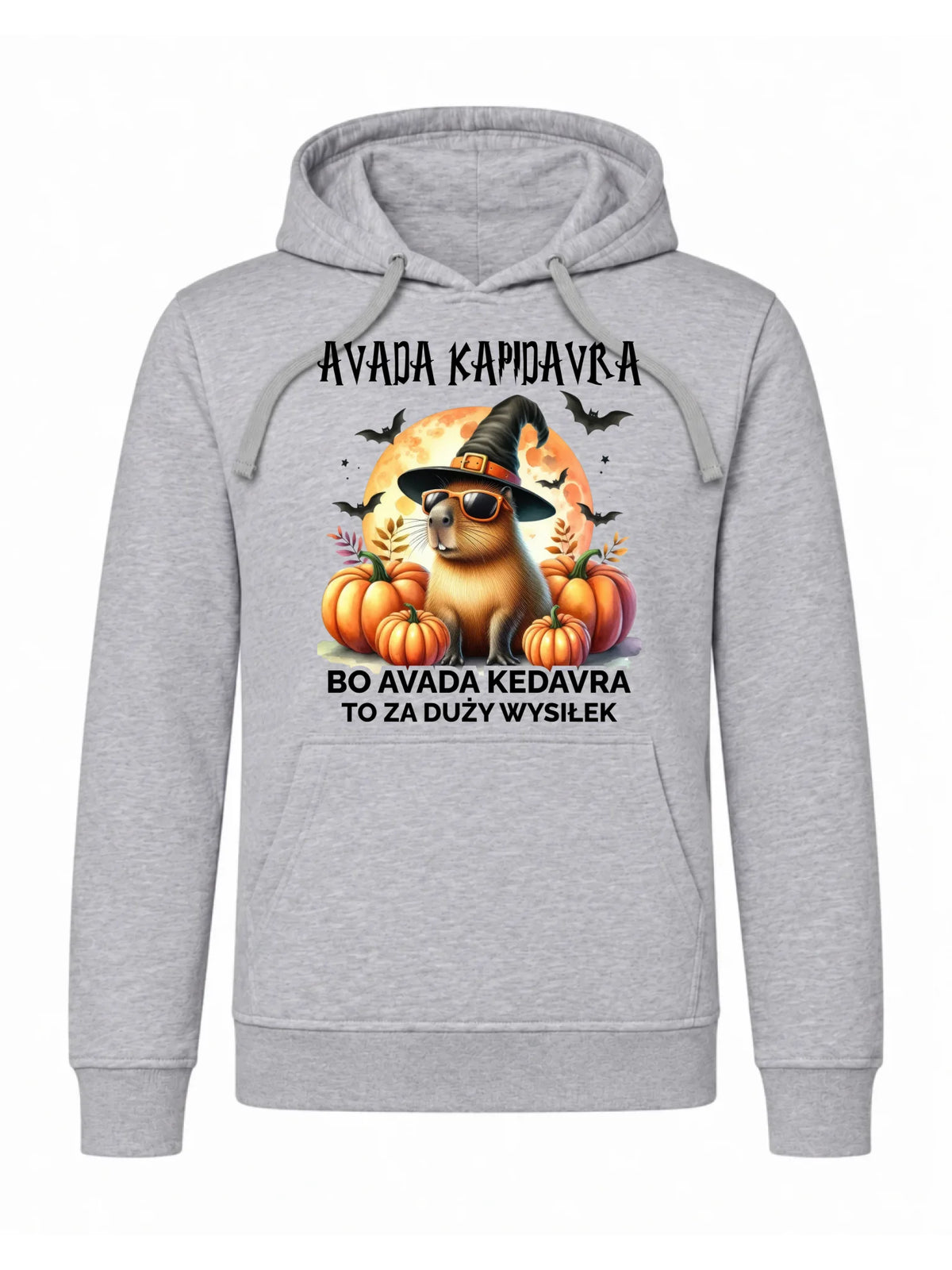 Bluza męska z kapturem halloweenowa - Kapibara - Avada Kapidavra HL21