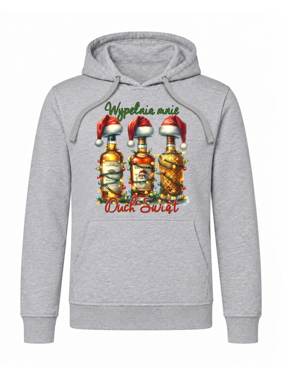 Bluza męska z kapturem świąteczna - Wypełnia mnie Duch Świąt BN69