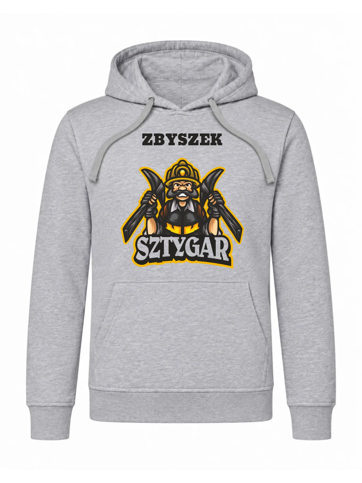 Bluza męska z kapturem i imieniem dla górnika - Sztygar