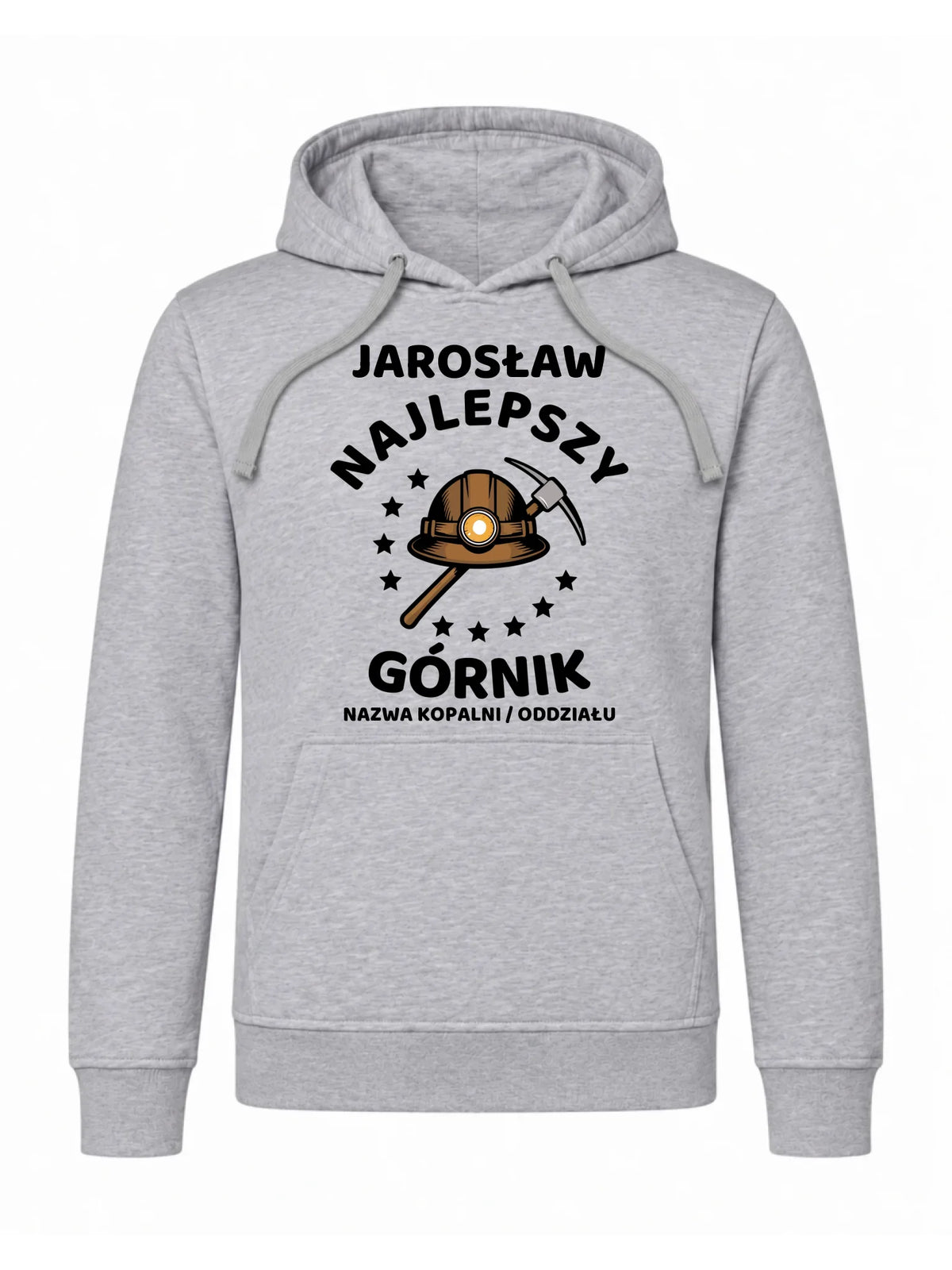 Bluza męska z kapturem i imieniem dla górnika - Najlepszy Górnik