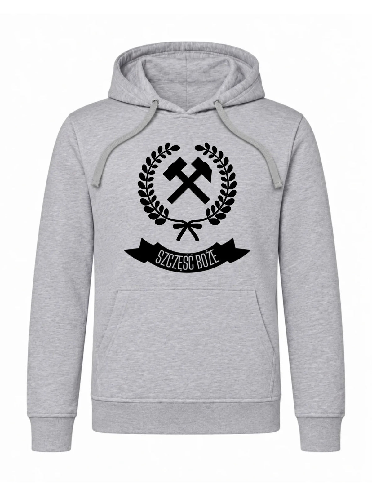 Bluza męska z kapturem dla górnika - Szczęść Boże
