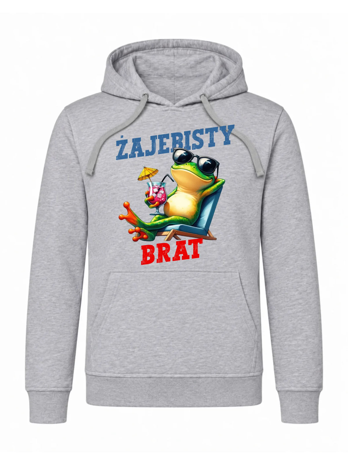 Bluza męska z kapturem dla brata - Żajebisty Brat DB01