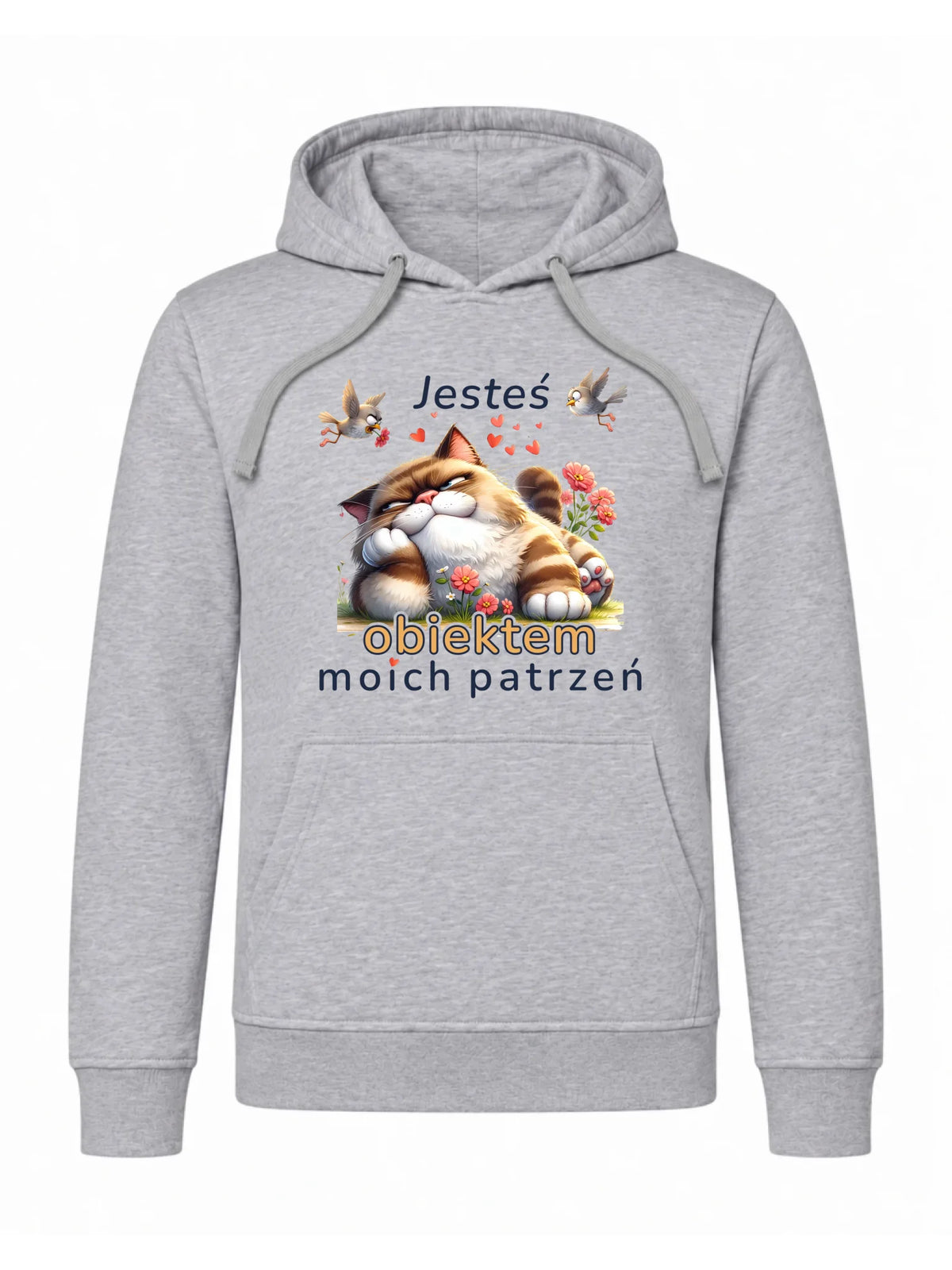 Bluza męska z kapturem - Jesteś obiektem moich patrzeń W68