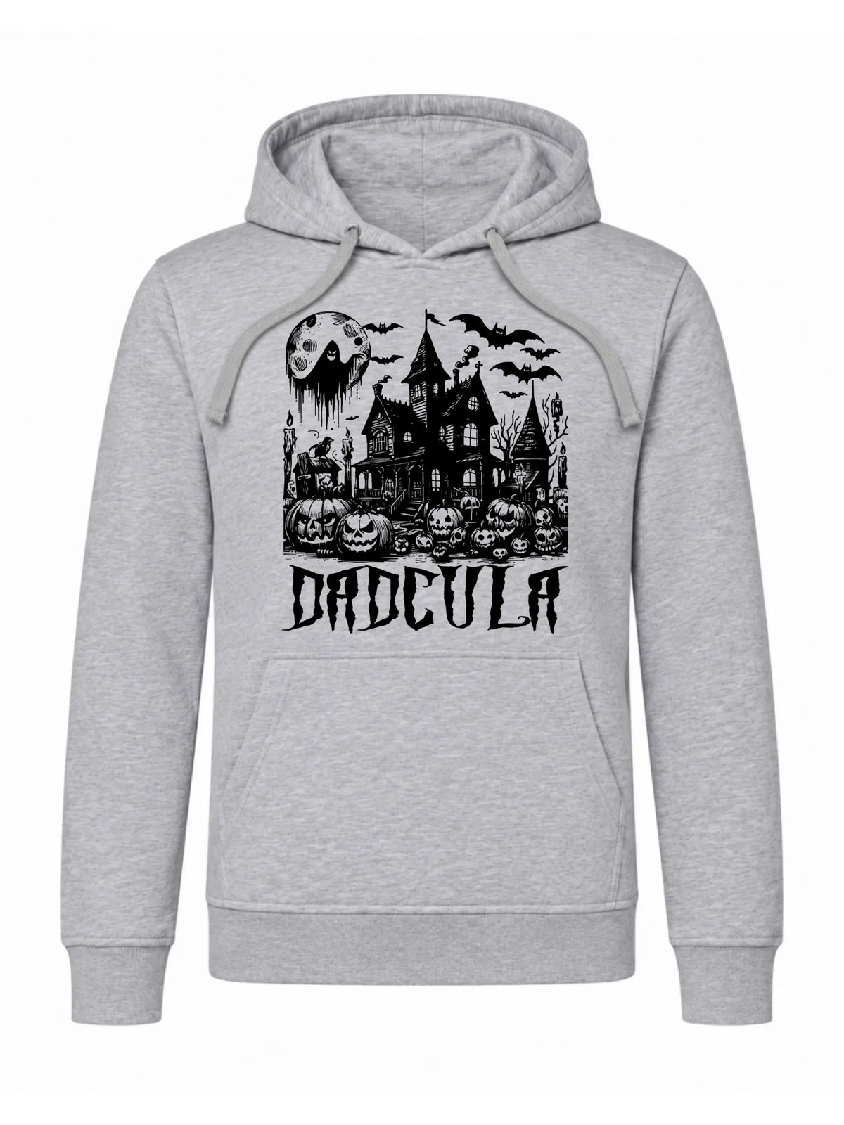 Bluza męska z kapturem na Halloween dla taty -  Upiorny dom - Dadcula HL19