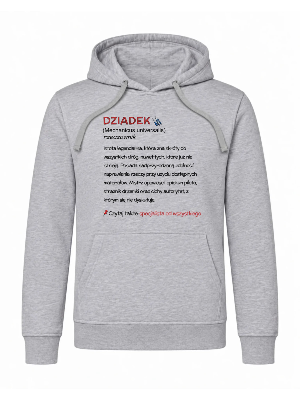 Bluza z kapturem dla dziadka - Dziadek śmieszna definicja D43