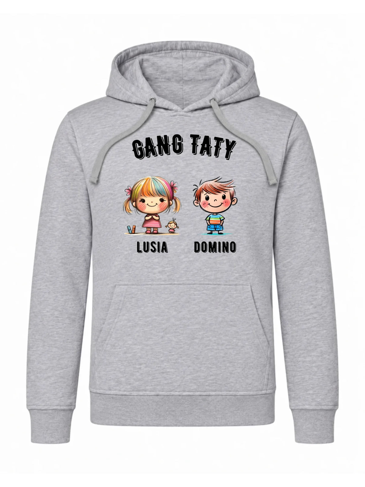 Bluza z kapturem dla taty z imionami dzieci - Gang taty - personalizowana DT09