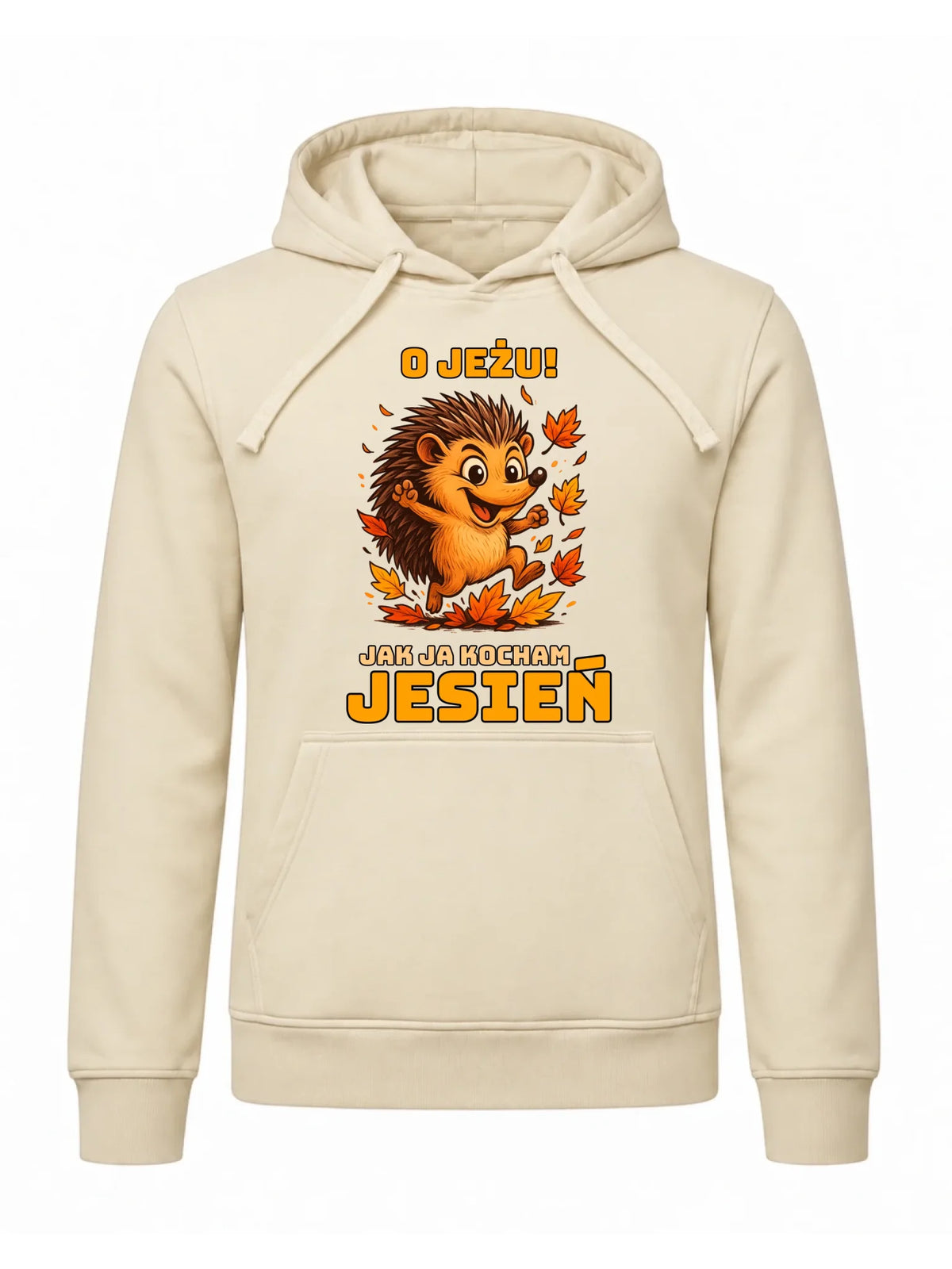 Bluza męska z kapturem jesienna - O JEŻU! Jak ja kocham jesień JS31