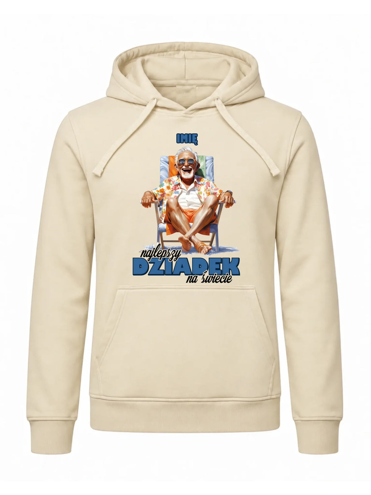 Bluza z kapturem dla dziadka - Najlepszy Dziadek na świecie - personalizowana D14