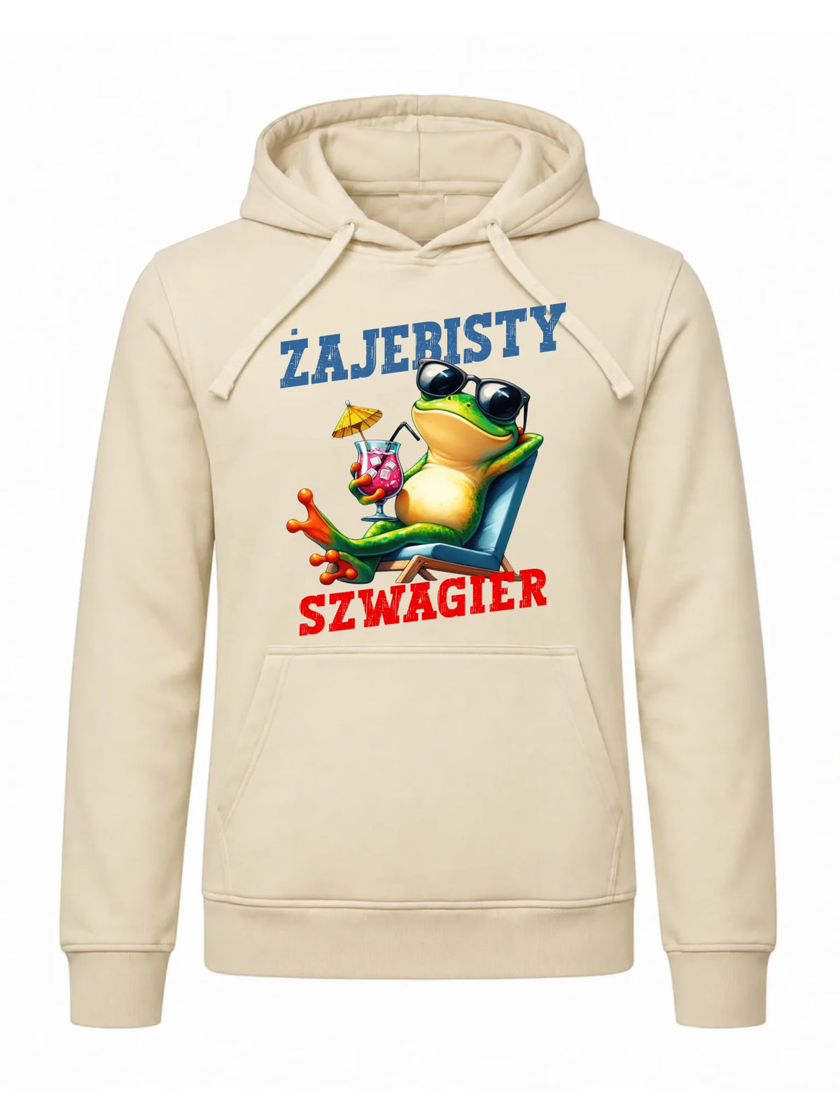 Bluza męska z kapturem dla szwagra - Żajebisty Szwagier DSZ01