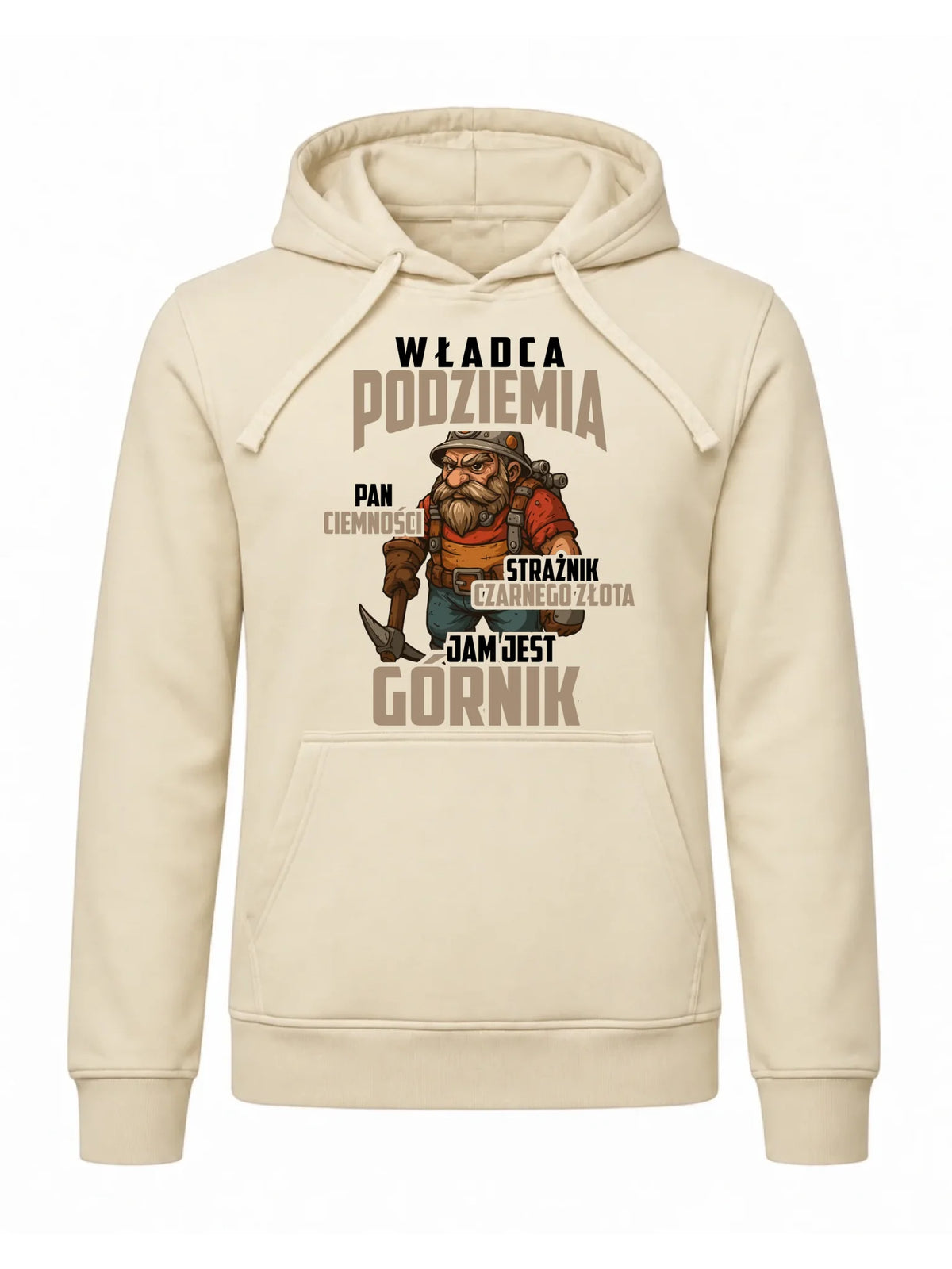 Bluza męska z kapturem dla górnika - Strażnik czarnego złota