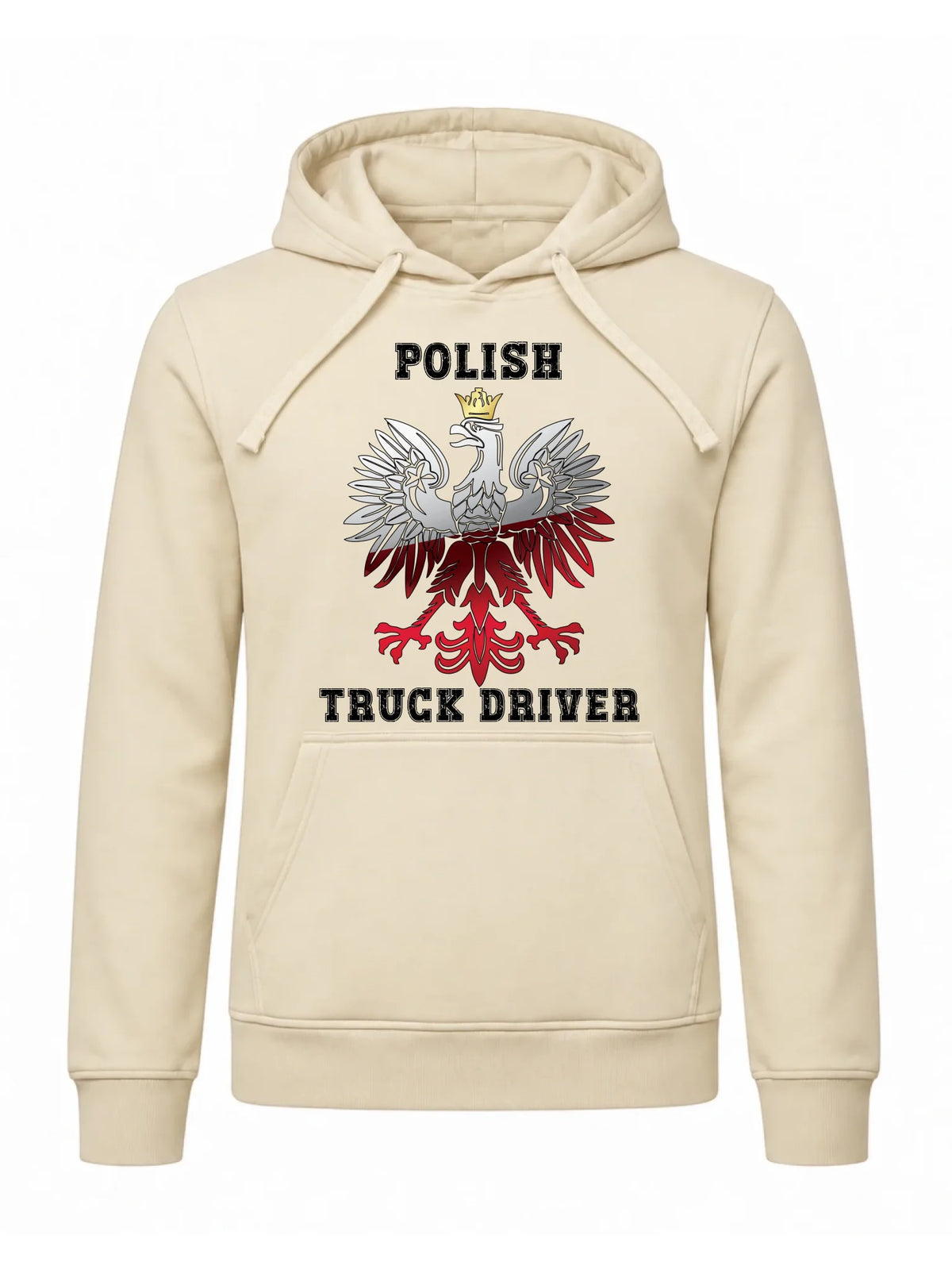 Bluza męska z kapturem dla kierowcy ciężarówki - Polish Truck Driver ZKT06