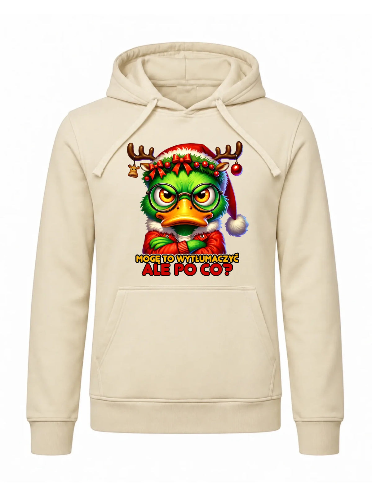 Bluza męska z kapturem świąteczna - Mogę to wytłumaczyć Ale po co? BN77