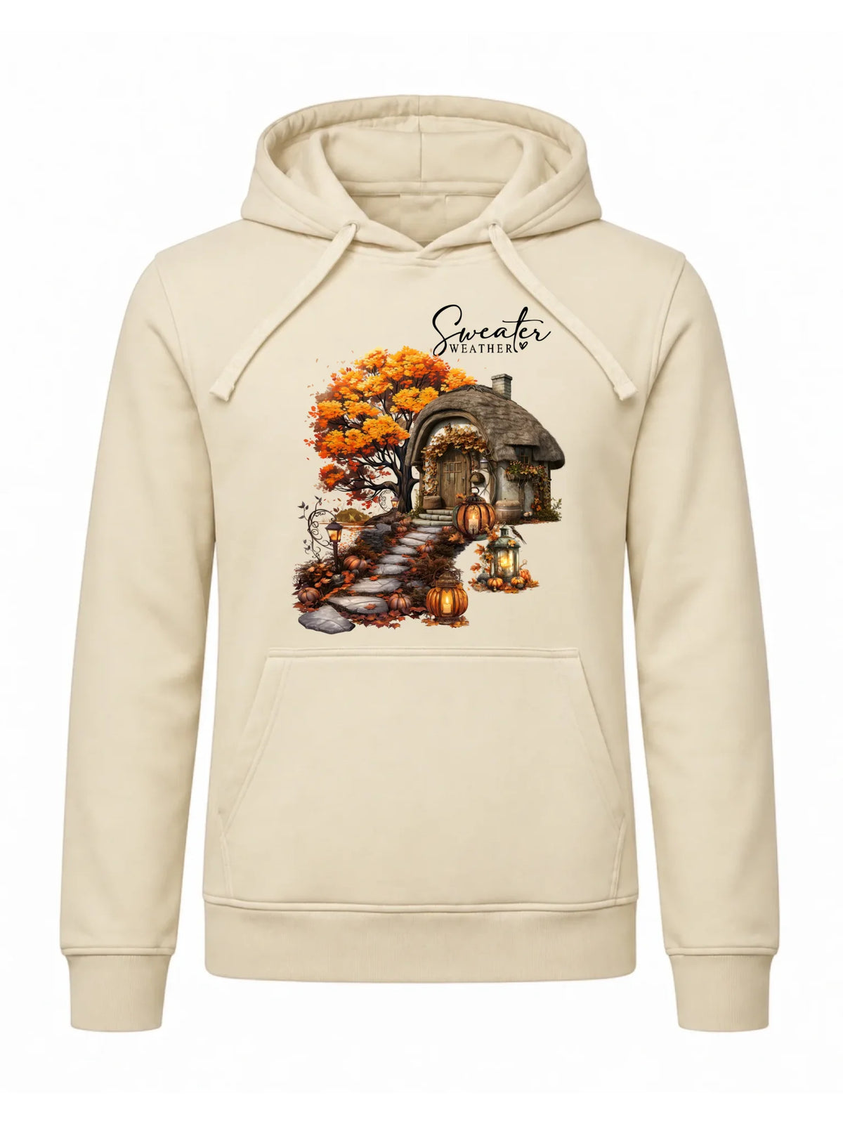 Bluza męska z kapturem jesienna - Sweater weather JS15