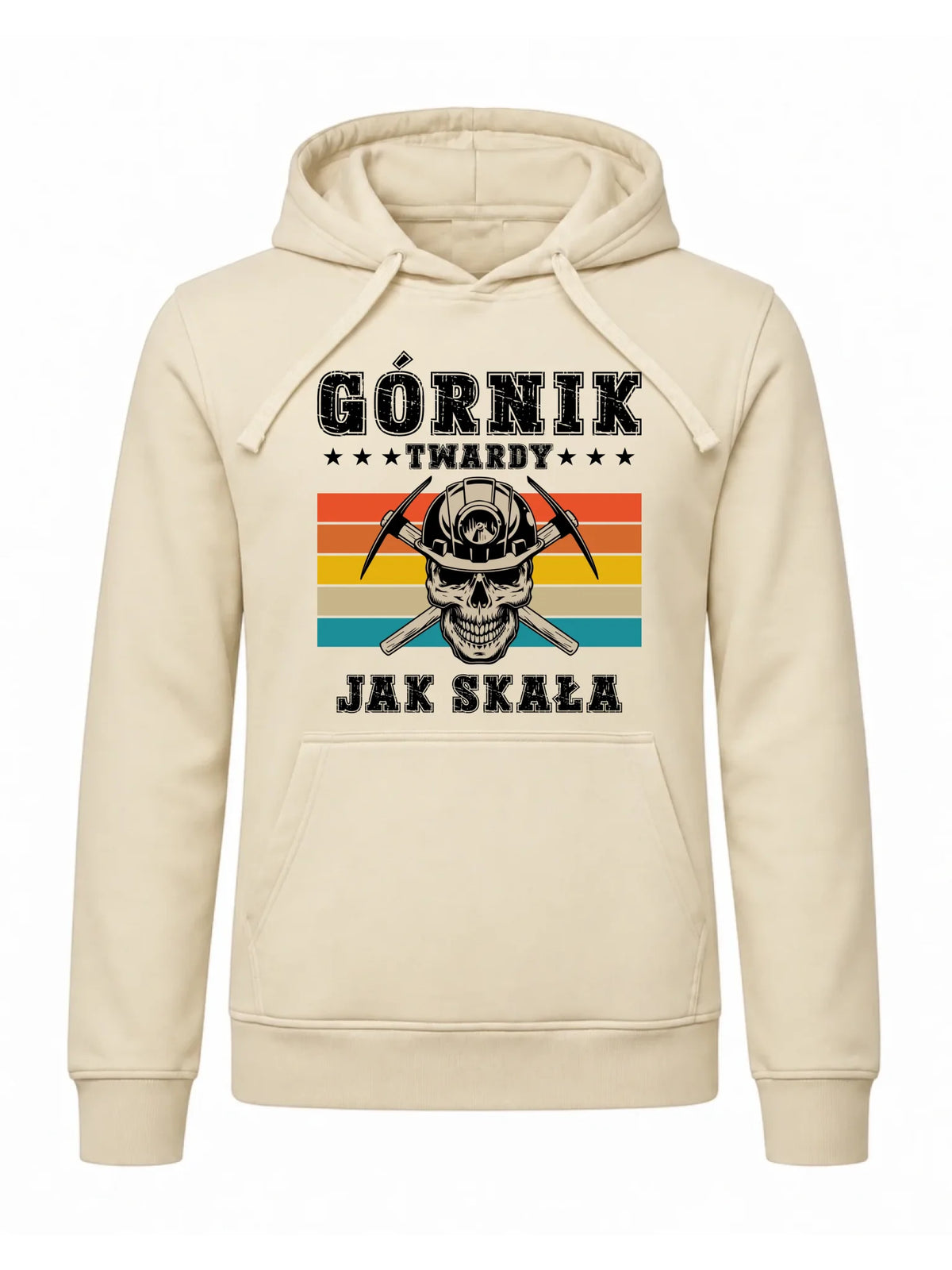 Bluza męska z kapturem dla górnika - Twardy jak skała