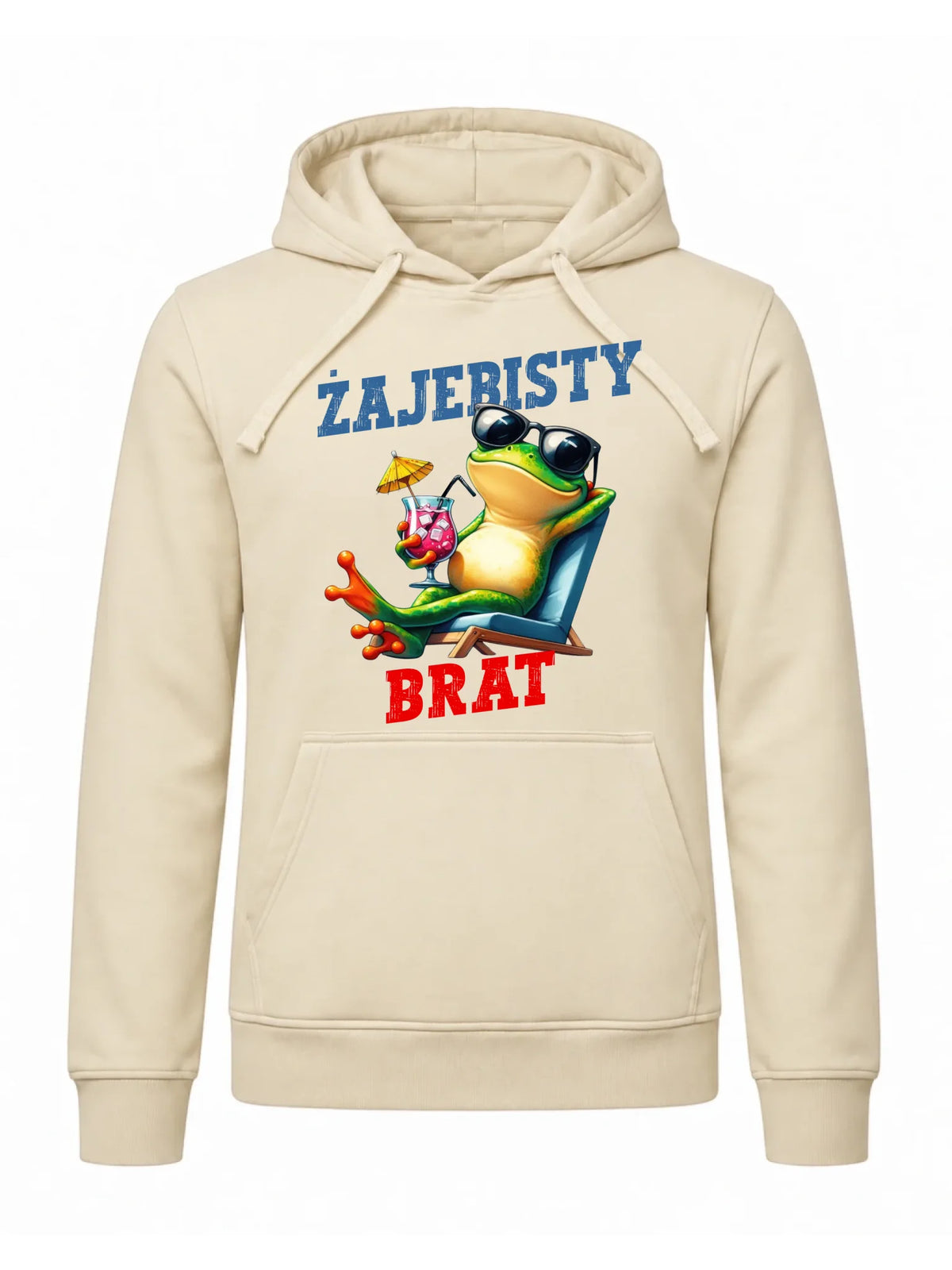 Bluza męska z kapturem dla brata - Żajebisty Brat DB01