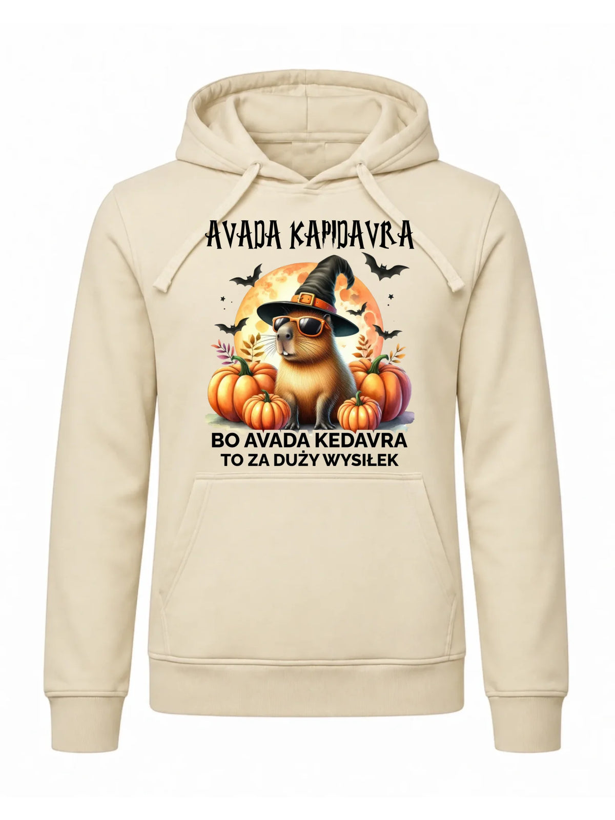 Bluza męska z kapturem halloweenowa - Kapibara - Avada Kapidavra HL21