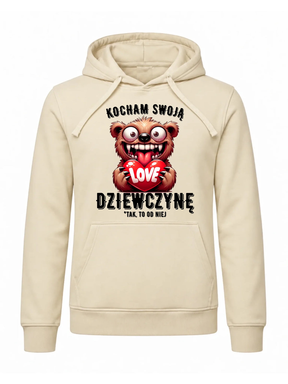 Bluza męska z kapturem dla chłopaka - Kocham swoją dziewczynę W30
