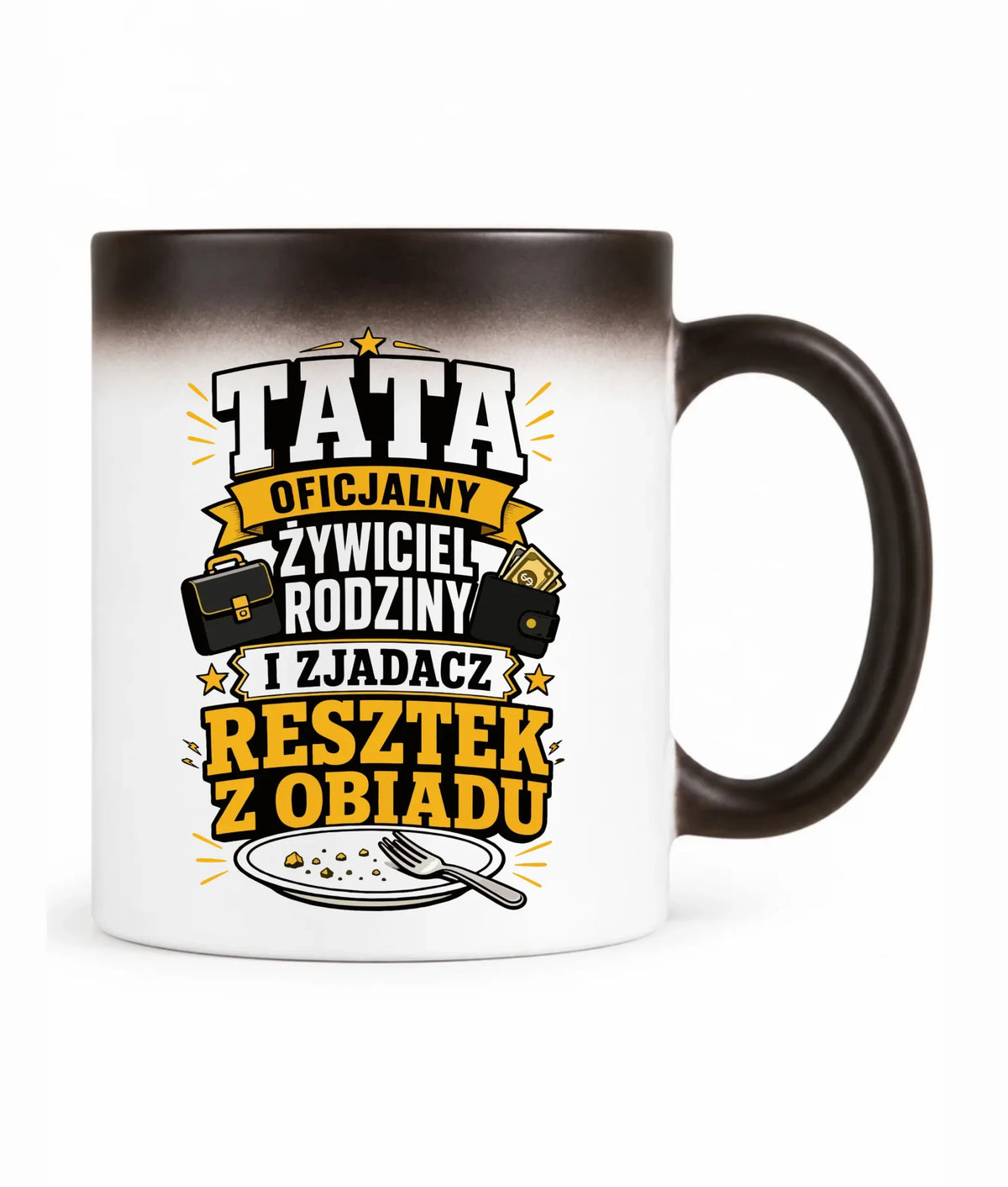 Kubek magiczny dla taty - Tata oficjalny żywiciel rodziny DT34