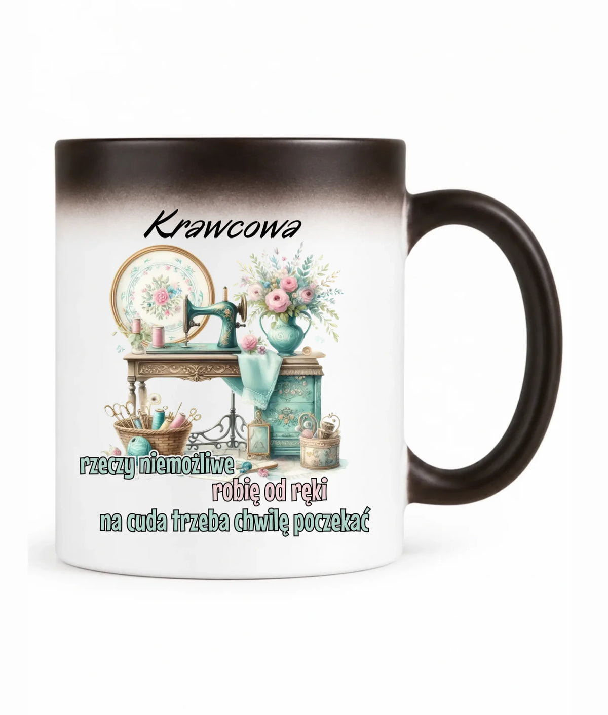 Kubek magiczny szyciowy dla krawcowej - Rzeczy niemożliwe HS35